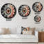 Horloge murale en métal-93395583