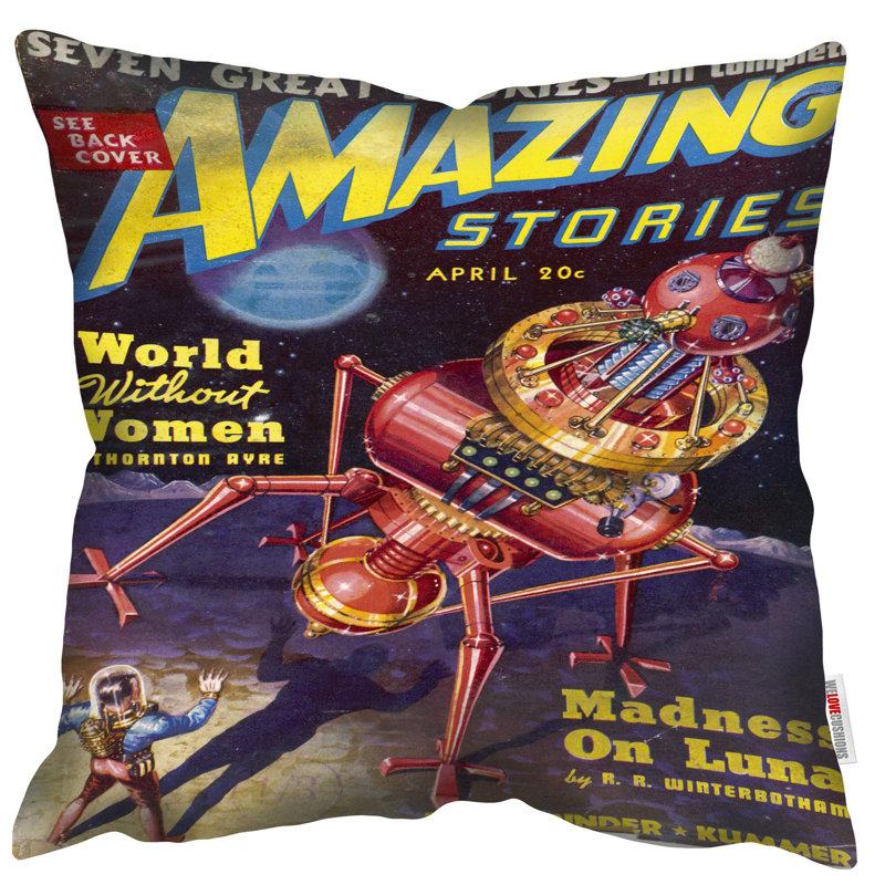 Amazing - World Without Women - Pulp Fiction Cushion