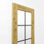 Wittig Oak Wood Sliding Barn Door Mirror Szpros-1660743169-1660743181
