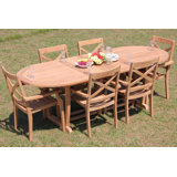 Hillpoint Outdoor 11 - Piece Teak Dining Set