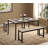 4 - Person Pedestal Dining Set-1813543321-1813543320