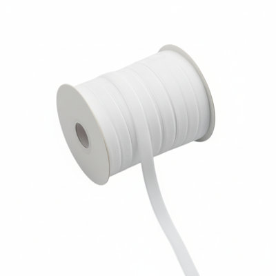 10 Yards Velvet Ribbon Spool White 5/8"