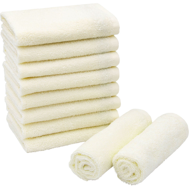 Midweight Bath Towel, Cream