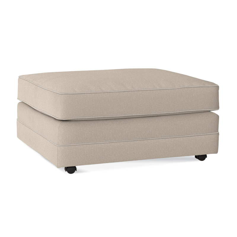 Edgeworth Ottoman, Eggshell Crypton Performance; 0884-93