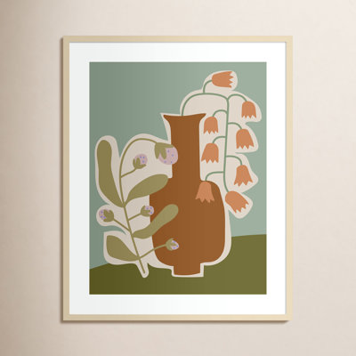 Expressive Abstract House Plant Print