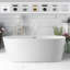 67" x 32" Freestanding Soaking Acrylic Bathtub-87245046
