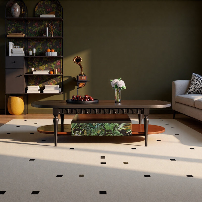 Table basse de style minimaliste français classique
