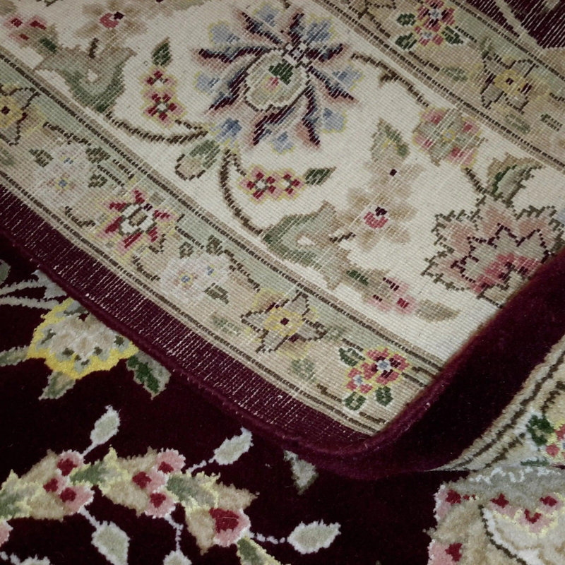 Oriental Area Rug in Burgundy
