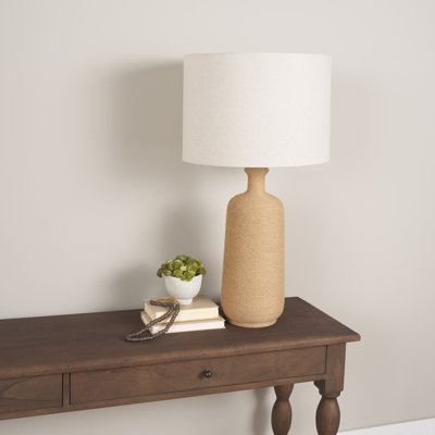 Diane Abaca Rope Bottle Table Lamp
