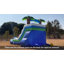 Glissade d'eau gonflable de 23 pi avec pataugeoire, maison gonflable de qualité commerciale avec mur d'escalade remplaçable, glissade tropicale humide et sèche avec ventilateur (bleu)-125123696