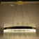 Esiquio LED Unique Chandelier with Crystal Accents without Remote