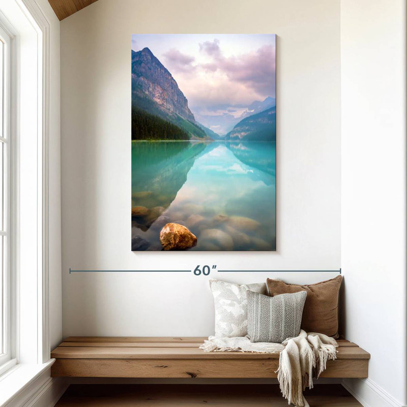 Alvord Calm Sunrise Lake Louise, H 48 po x l 32 po