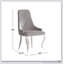Ensemble de 2 chaises d'appoint rembourrées en velours luxueux avec un design élégant et des sièges confortables pour la salle à manger et le salon