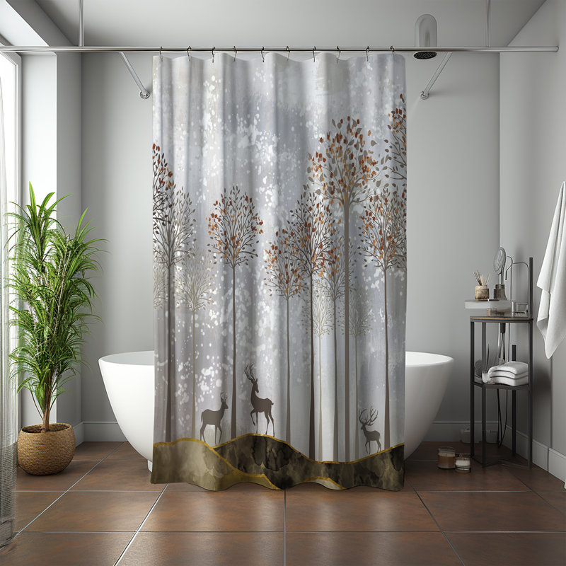 Rideau de douche, H 70 po x l 93 po