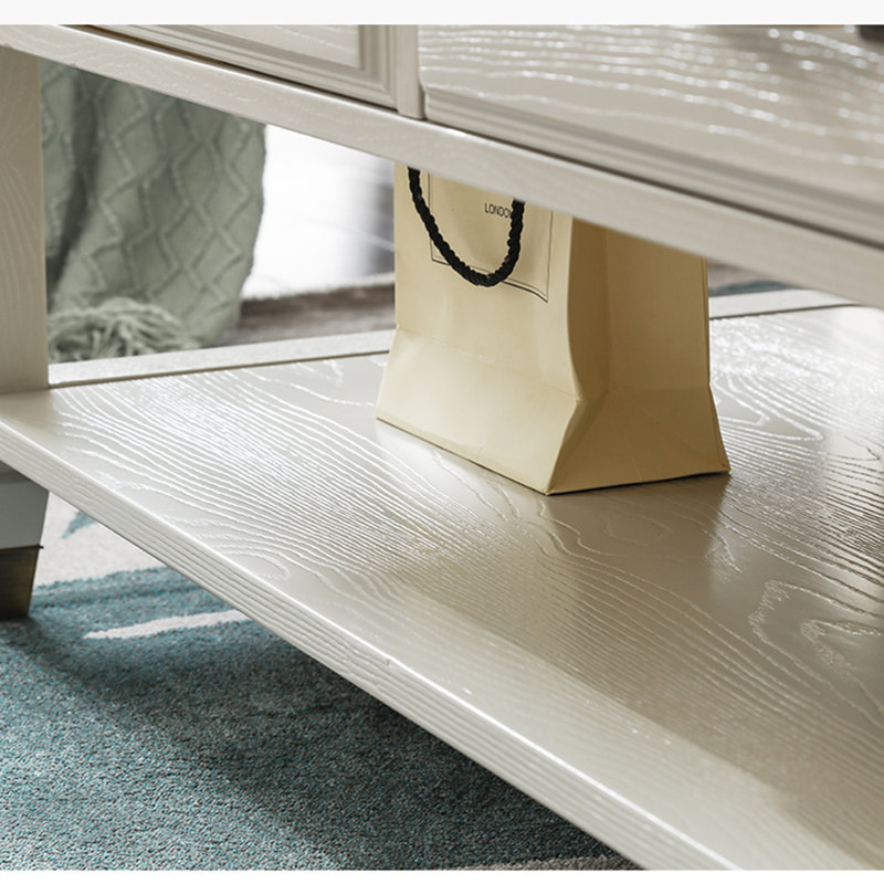 Table basse à double tiroir de style américain