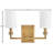 Moore Two-Light Wall Sconce w/ Linen Shades