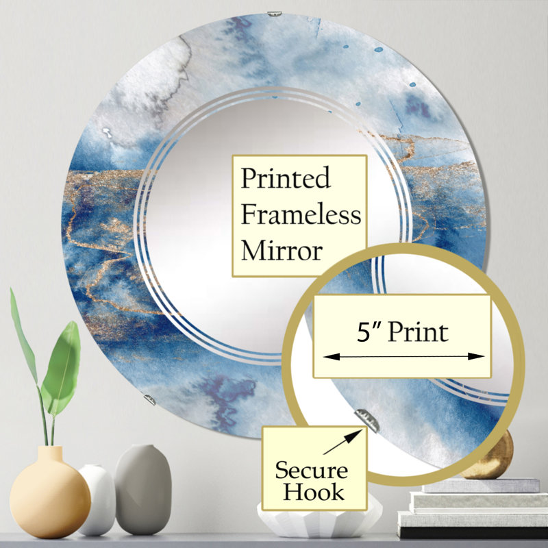 Miroir de salle de bain sans cadre, 24 po x 24 po