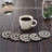 Sawyer Mill Jute Round 6 Piece Coaster Set