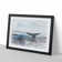 Whale Tail from the Ocean in Abstract - Picture Frame Graphic Art Print
