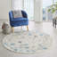 Tapis à motif floral ivoire Zaizi-87129202