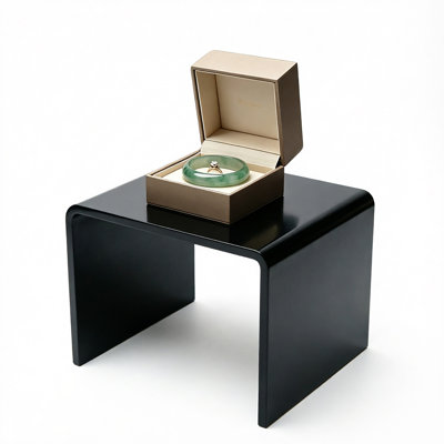 1 Riser Combo Cube 3-Sided Plexiglass Pedestal Lucite Acrylic Display Risers Jewelry