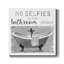 Neutral Selfies Bath - Reproduction d'art textuel sur toile tendue-910919598