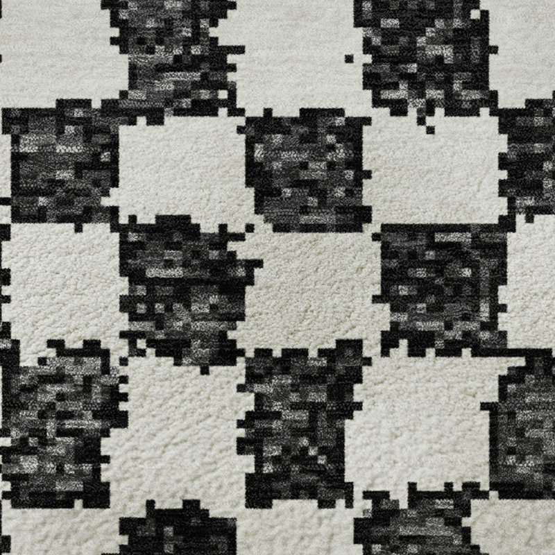 Tapis géométrique de qualité supérieure lavable à la machine Millbrook AMF1958, Rectangulaire 3 pi x 5 pi
