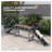 PawHut Wooden Dog Agility Ramp with Safety Bar, Non-Slip Surface, Pet Obstacle Course for Backyard Training, Gray