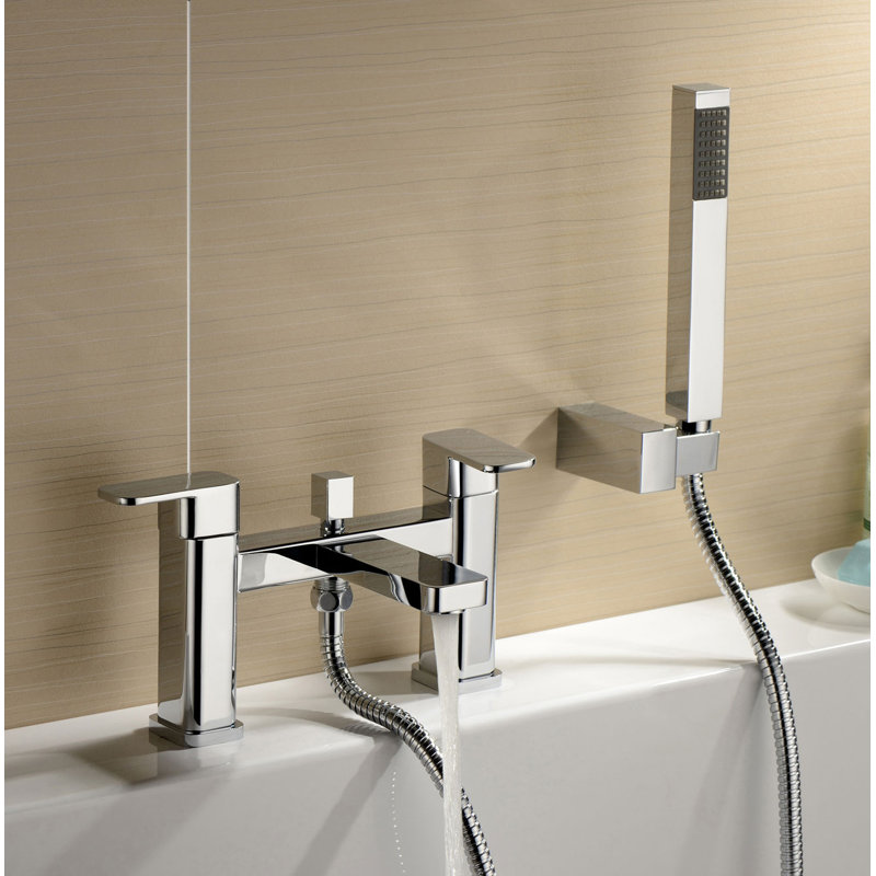 Deck Tub Spout Bath Filler with Diverter