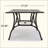 Outdoor Cast Aluminum Rectangular Dining Table