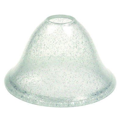 Abat-jour suspendu bol en verre transparent H 4,75 po x l 8 po Volume Lighting