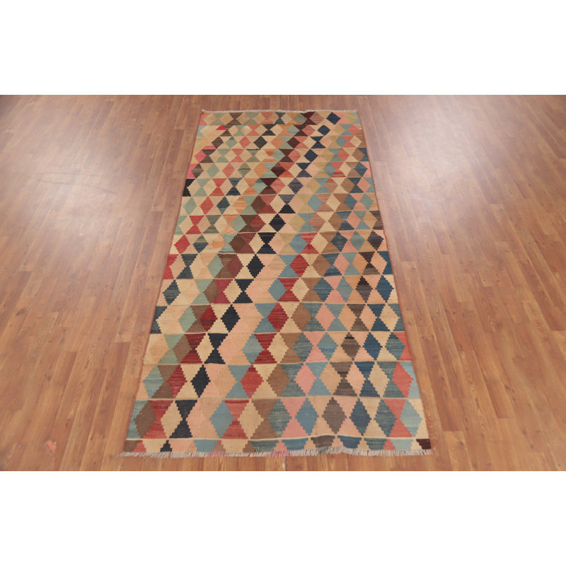 Tapis de couloir oriental kilim