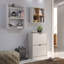 Brugos 2 Piece Pine Solid Wood Corner Shelf