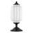 Glint 1-Light Transitional Metal & Glass Table Lamp with Carved Base