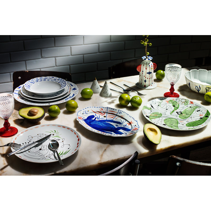 Folkifunki 8.94" Dessert Plate