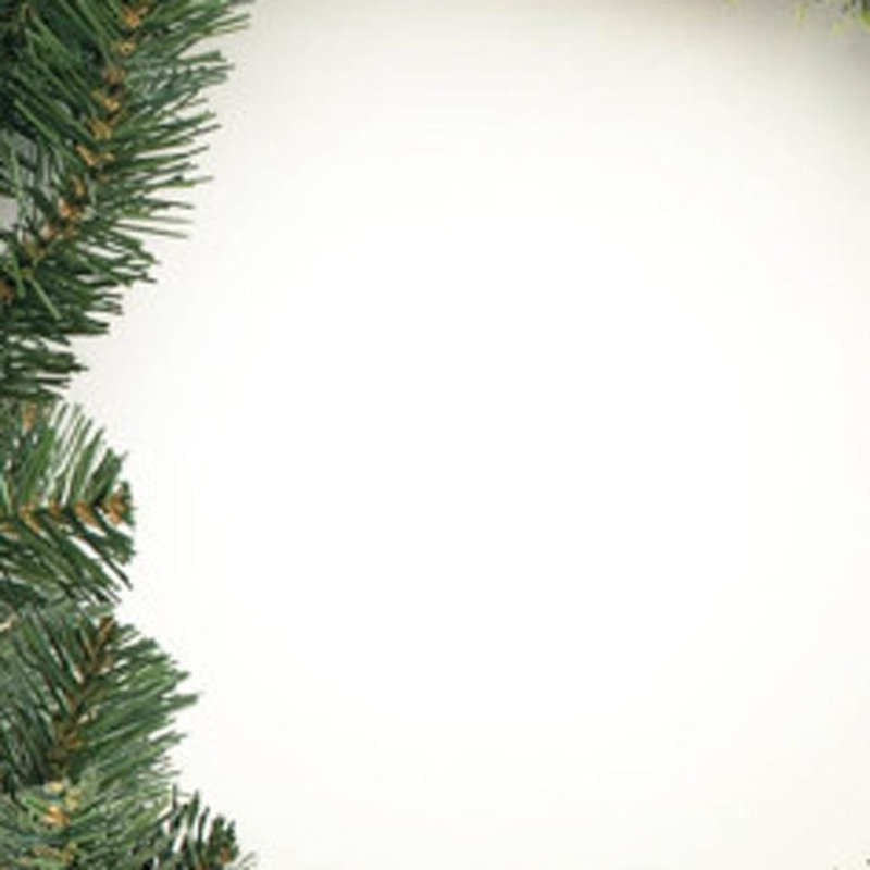 Couronne de Noël artificielle pin et pomme de pin 32 po