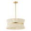 Lustre tambour en corde 19 lumières 19,7 po Modern Coastal-95467640-95467642