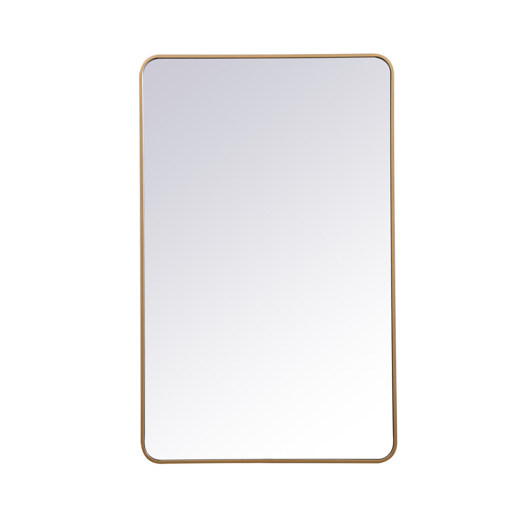 Sabine Accent Mirror, 48" x 30", Brass