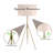 58" - 72"H Adjustable Tripod Floor w/ KD Shade ,1PCS-496763964