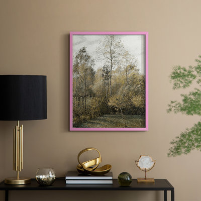 «Vintage Landscape CCXL», reproduction encadrée - bois massif