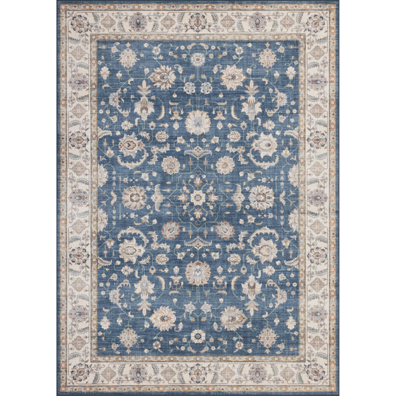 Premier GC_HAM4007 8X10 Navy Area Rug, Blue, Rectangle 7'10" x 9'10"
