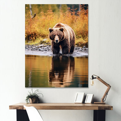 Grizzly dans un paysage de l'Alaska III