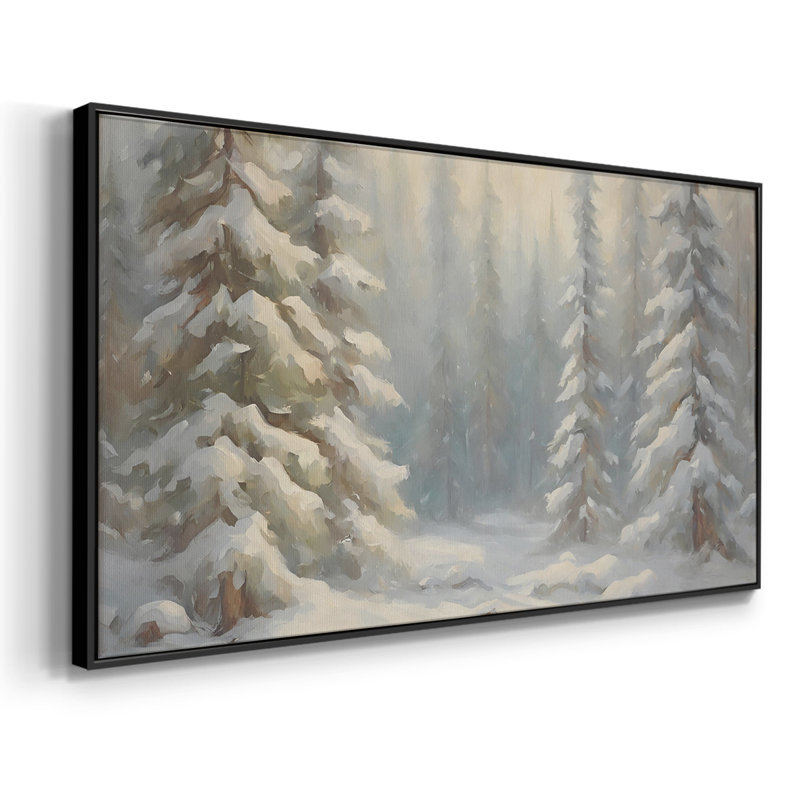 Paysage, série CCXIX, toile tendue avec châssis, prête à être accrochée, Noir, H 17 po x l 33 po