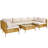Patio 7-Piece PE Wicker Sectional Conversation Set
