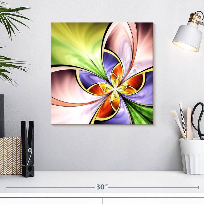 Papillon abstrait Avery, H 16 po x l 16 po