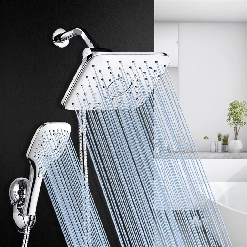 Pomme de douche à pluie double 2,5 GPM GPM