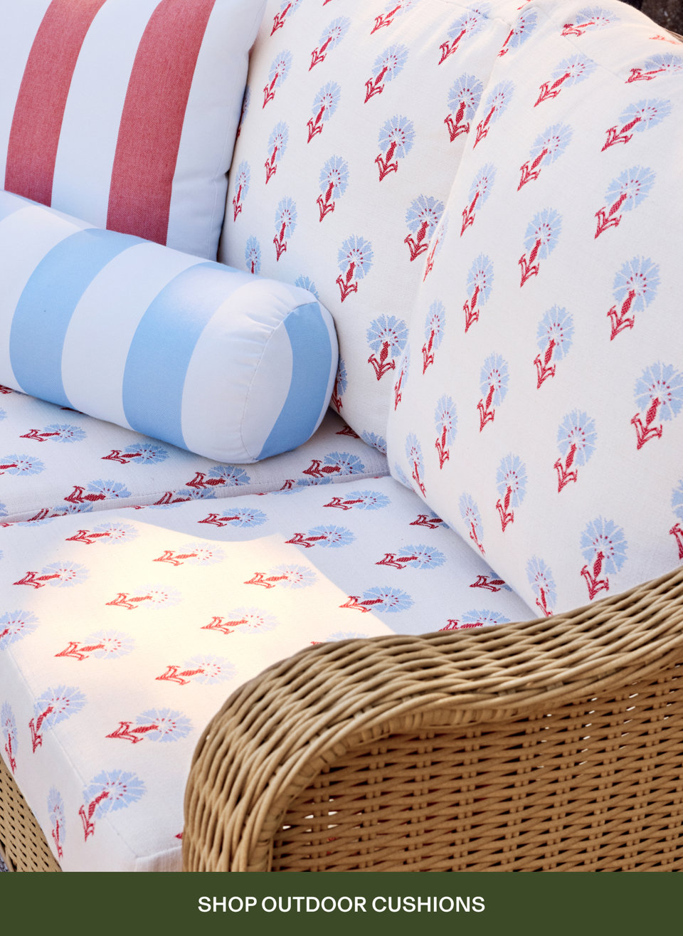 Shop outdoor cushions.