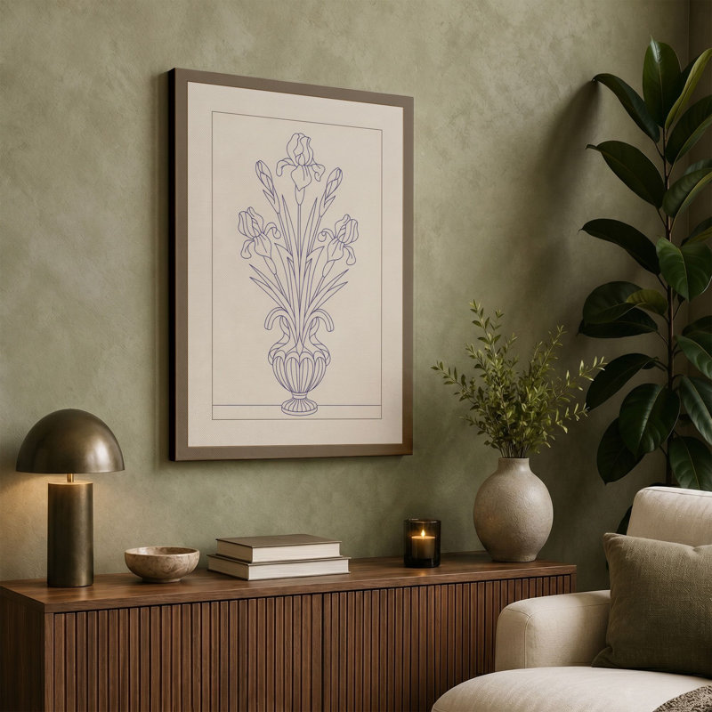 Print, 36x24 - 91.4 x 61.0 cm, Ochre Border