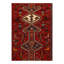 Hand knotted Persian shiraz runner 3'6"x12'6"
