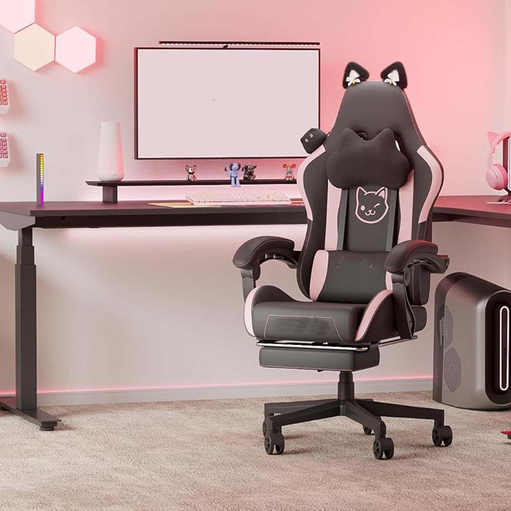Purple Kids Video Game Chair Office Chair Kids Bunny Chair Office